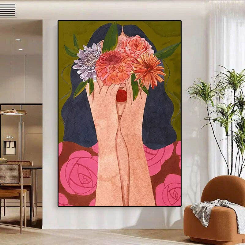 Bloemrijke Wandkunst
