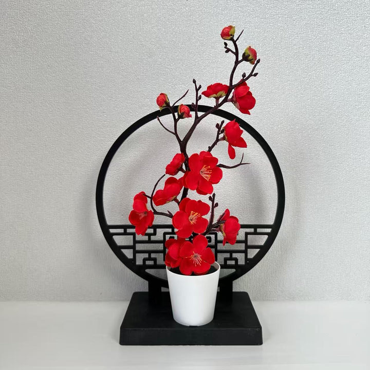 Elegante Decoratieve Bloem Sculptuur voor Binnenhuisdecoratie