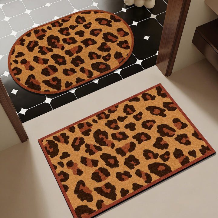 Pluche Luipaardprint Vloerkleed
