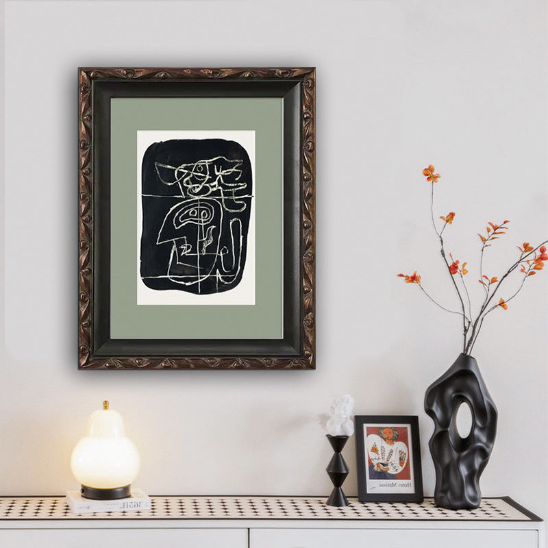Artistiek ingelijst wanddecoratie