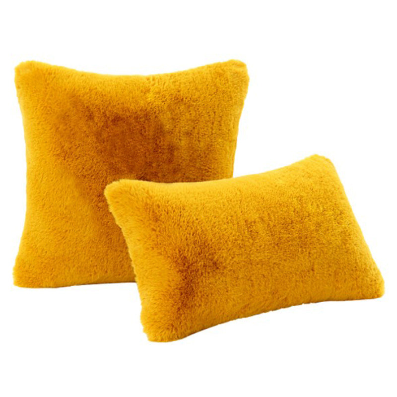 Pluche Textuur Decoratieve Kussen