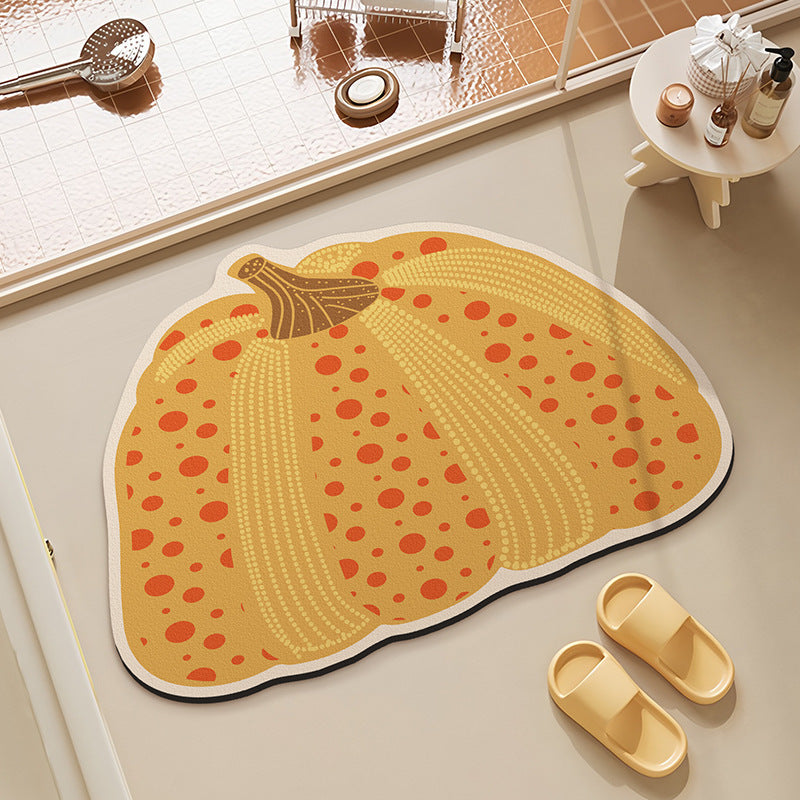 Decoratieve Pompoen Vormen Gebied Mat