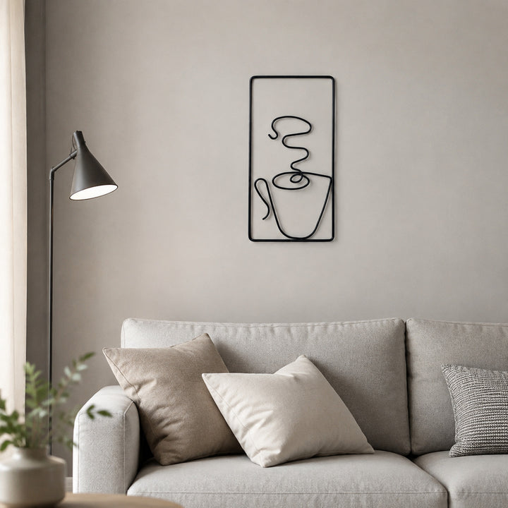 Moderne Draad Kunst Muur Decoratie