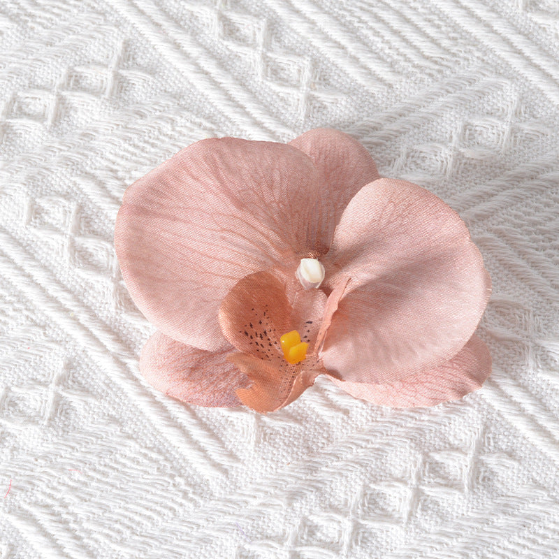 Elegante Zijde Orchidee Haaraccessoire