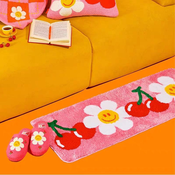 Florale Schildpadvormige Badmat