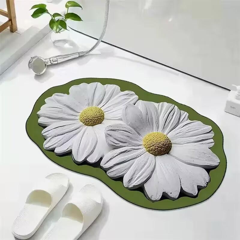 Bloemvormig vloerkleed