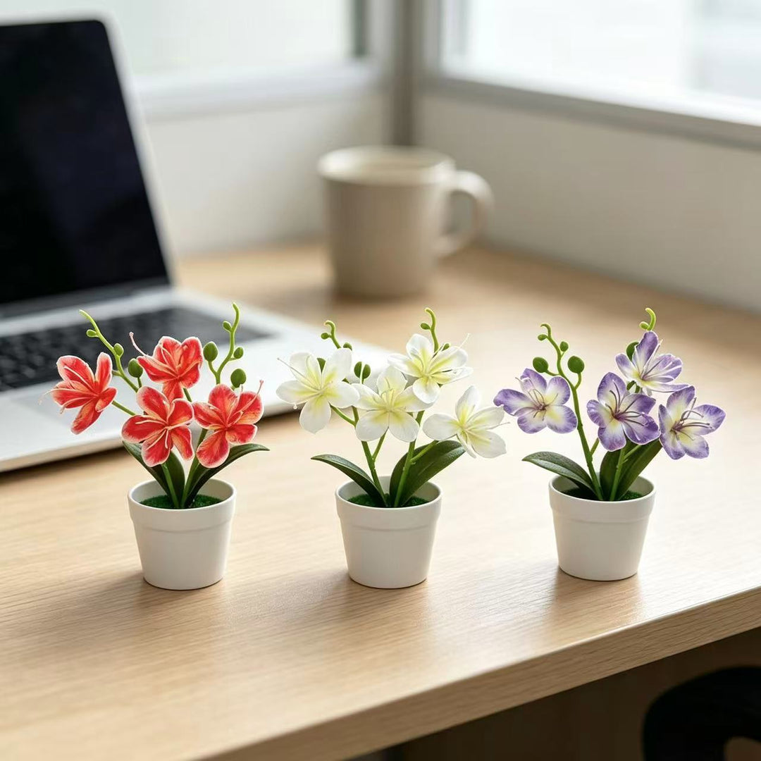 Levensechte Nepbloem Arrangement voor Thuisdecoratie