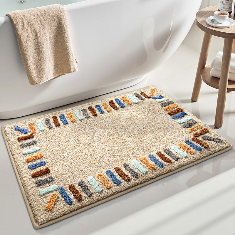 Luxueuze Textuur Badmat voor Badkamer Woondecoratie