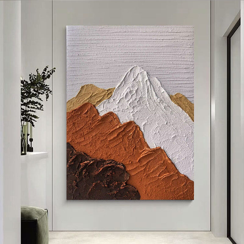 Gelaagde 3D Berglandschap Wanddecoratie