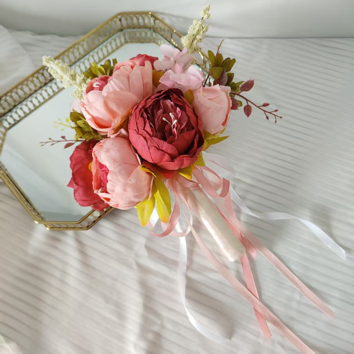 Elegante Bloemige Bruidsboeket