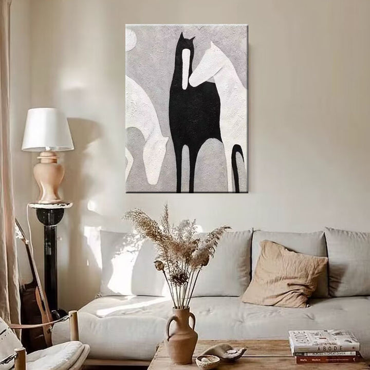 Abstract Dieren Kunst Canvas