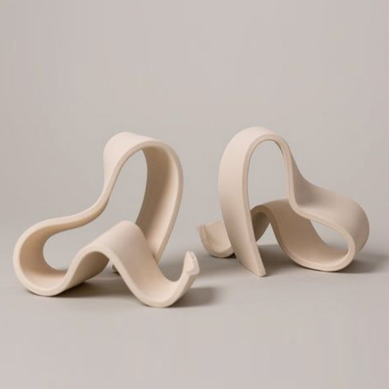 Abstract Decoratieve Lint Sculptuur