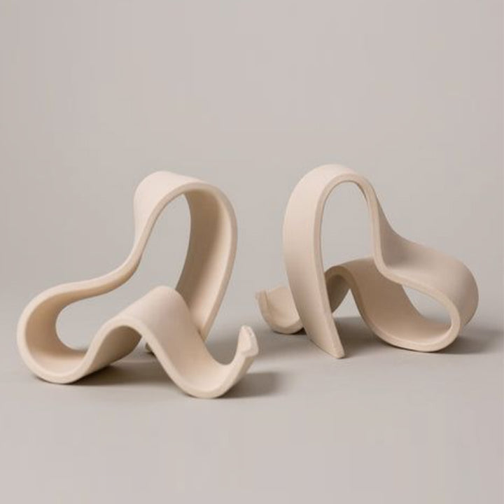 Abstract Decoratieve Lint Sculptuur