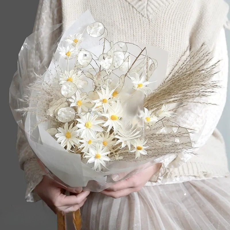 Levendig Kunstbloemen Boeket met Stijlvolle Verpakking