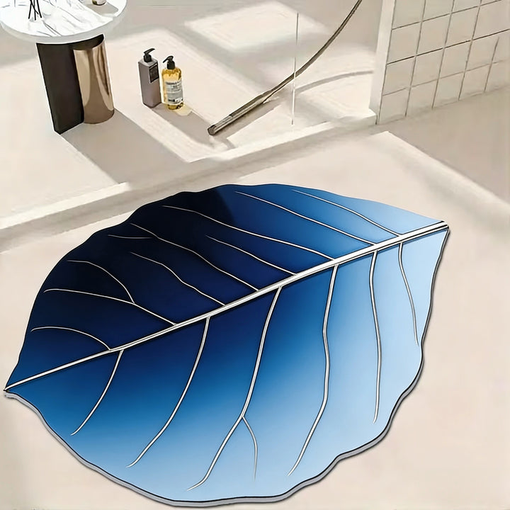 Bladvormige Decoratieve Badmat