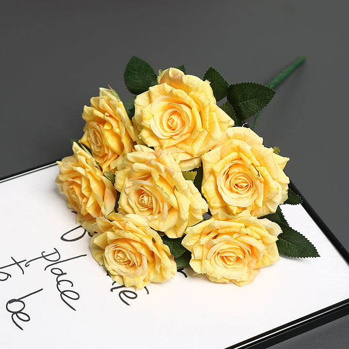 Premium Faux Bloemen Rozen Boeket