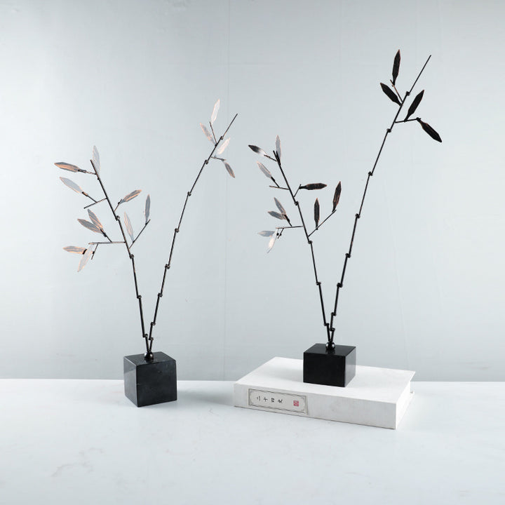 Minimalistische Metaalblad Sculptuur