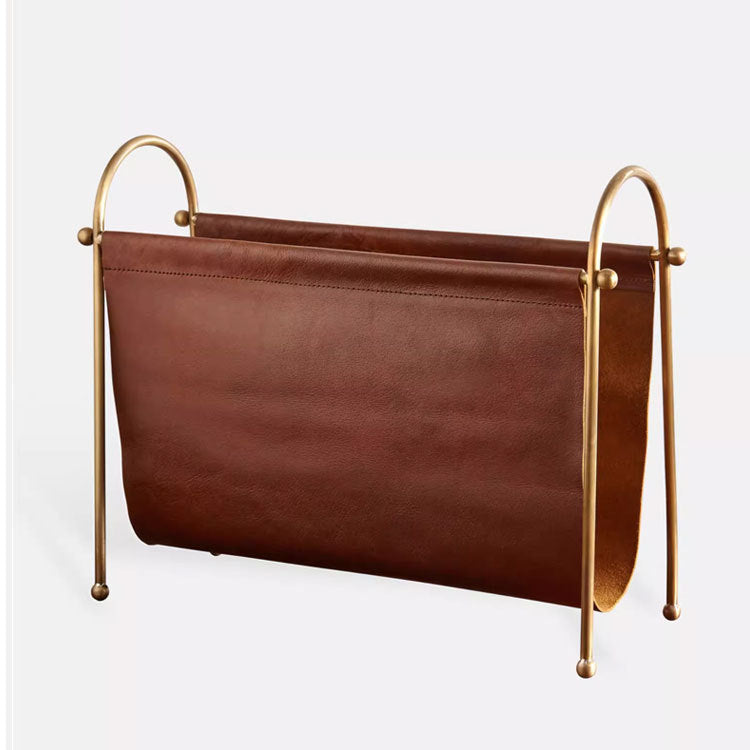 Elegante Leren Magazinehouder