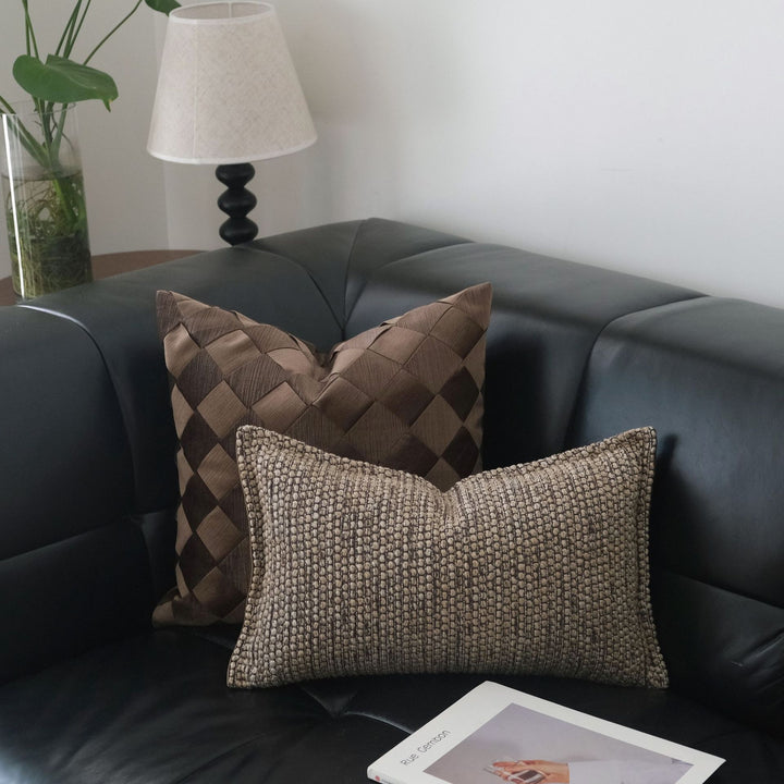 Textured Woven Accent Kussen voor Sofa Decor
