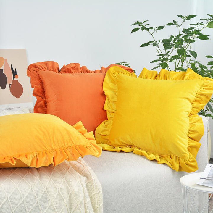 Luxe Rimpel Decoratief Kussen