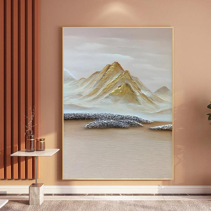 Abstract Mountain Landscape Wanddecoratie