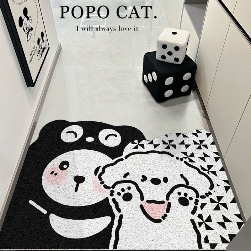 Artistiek Bloemrijk Patroon Entrance Mat