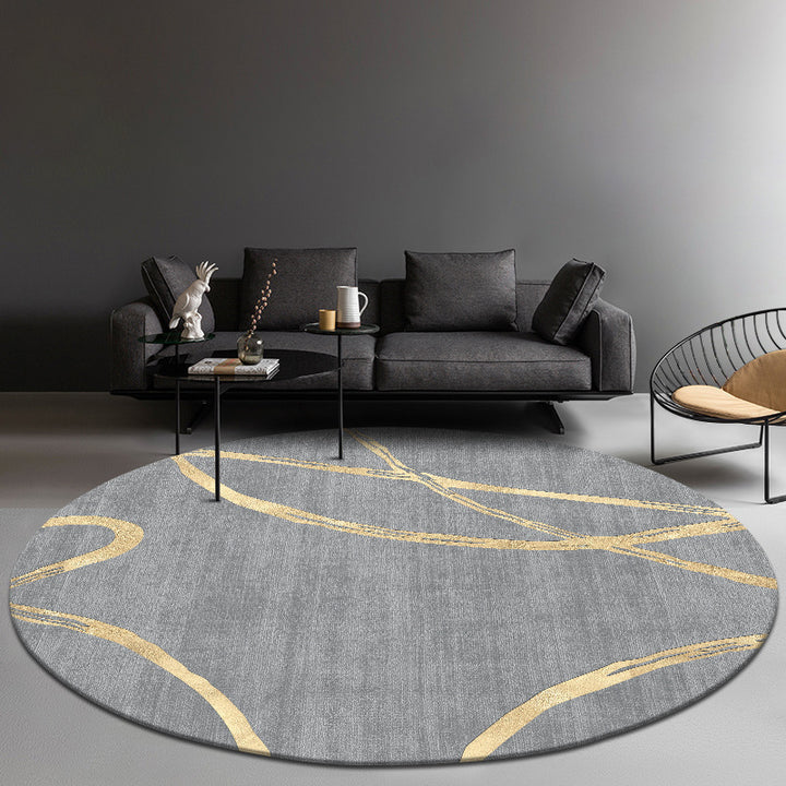 Luxueus Modern Rond Vloerkleed