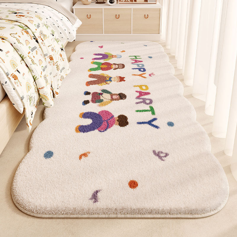 Kinderen's Fun-Thema Pluche Vloerkleed voor Thuis