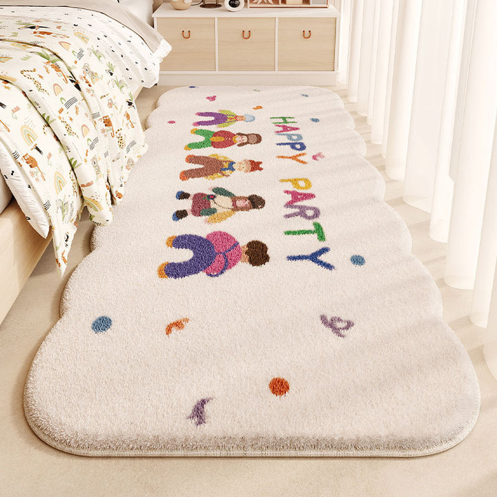 Kinderen's Fun-Thema Pluche Vloerkleed voor Thuis