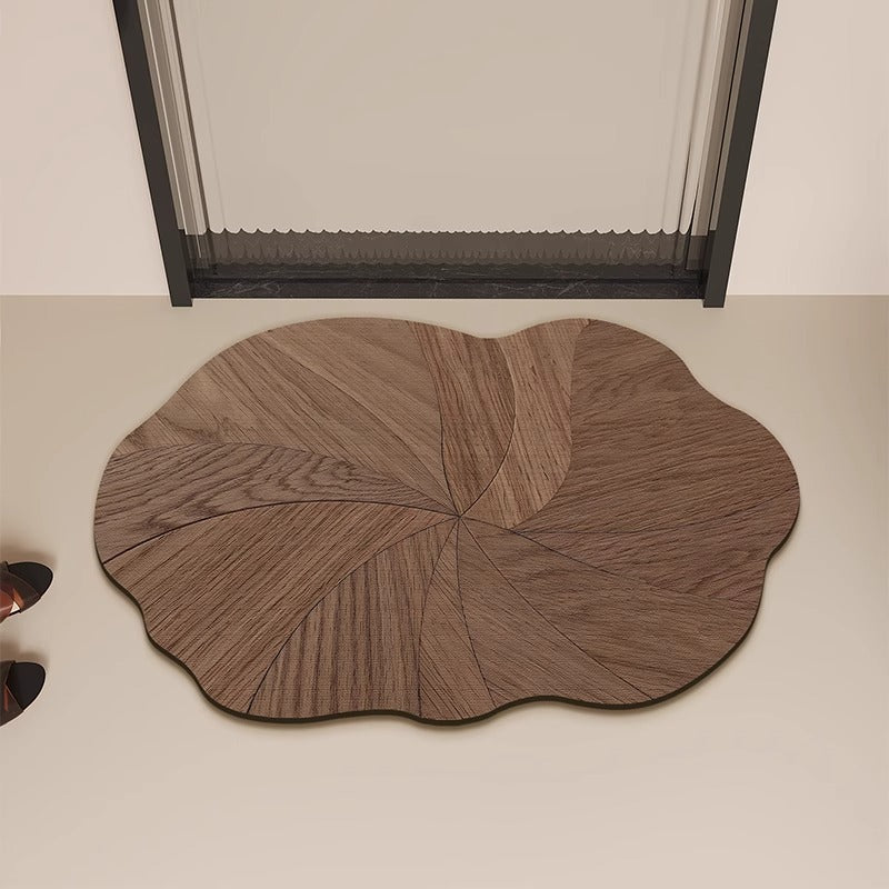 Artistiek Cirkelvormig Tapijt voor Binnenhuisdecoratie