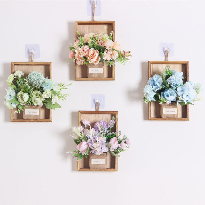 Wandgemonteerde Decoratieve Bloemrijke Hangplant