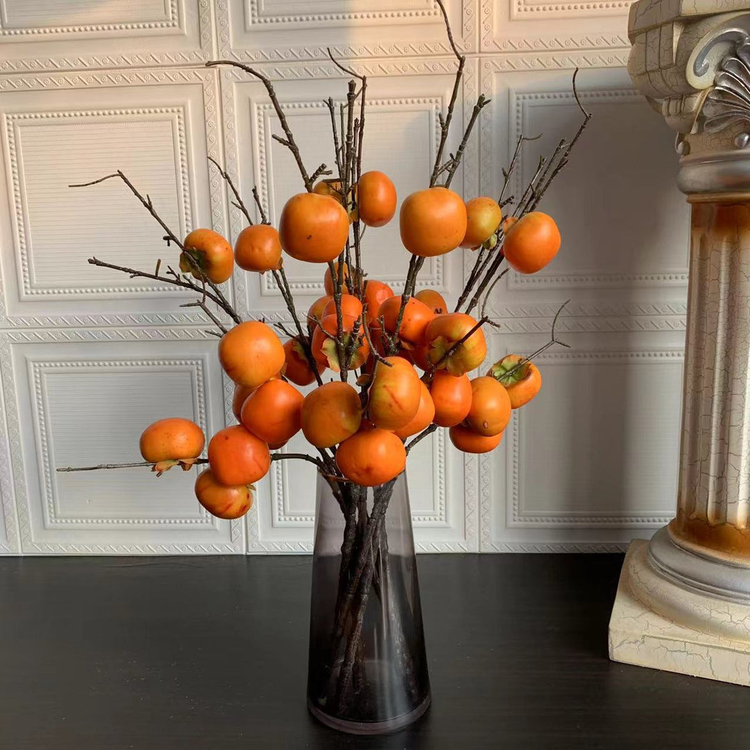 Decoratieve Kunstmatige Persimmon Tak