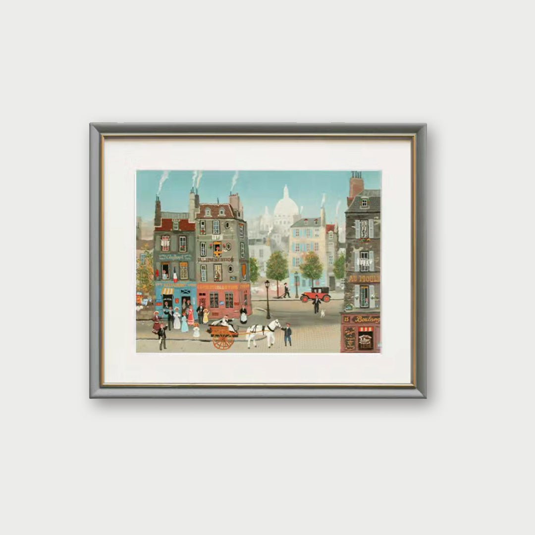 Ingelijste Winterlandschap Kunstwerk
