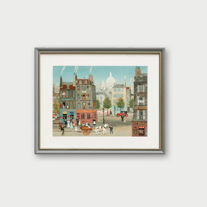 Ingelijste Winterlandschap Kunstwerk
