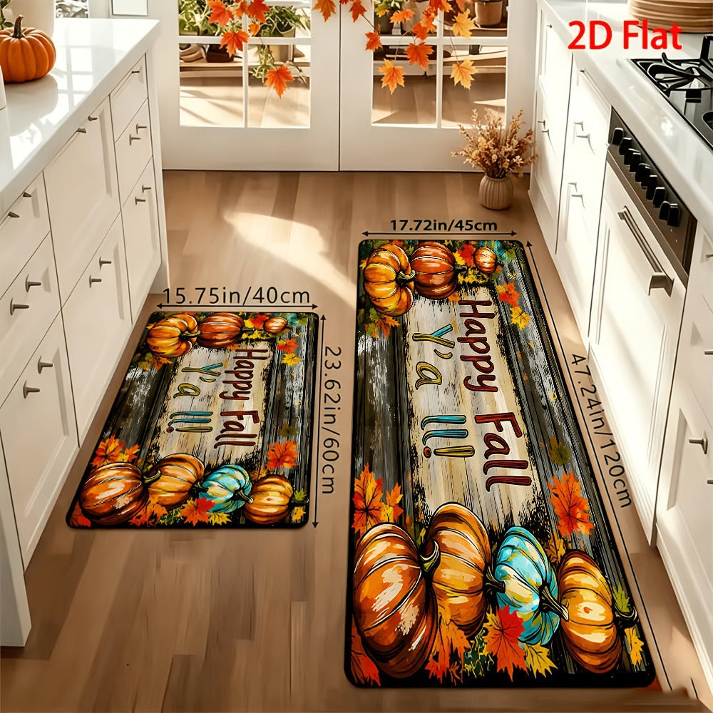Herfst-Thema Keuken Loper Mat