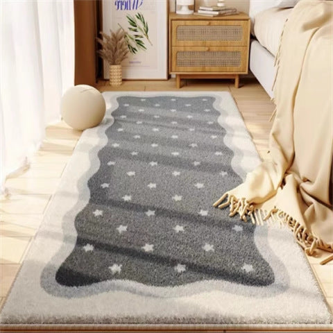 Zachte Pluche Decoratieve Vloerkleed