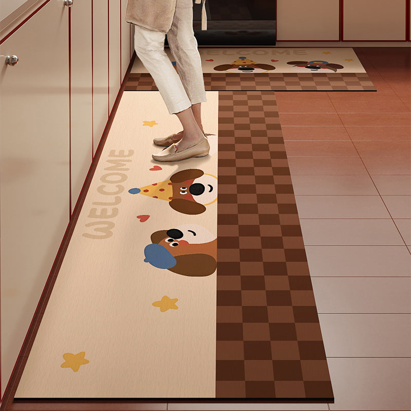 Cartoon-Thema Keuken Loper Mat
