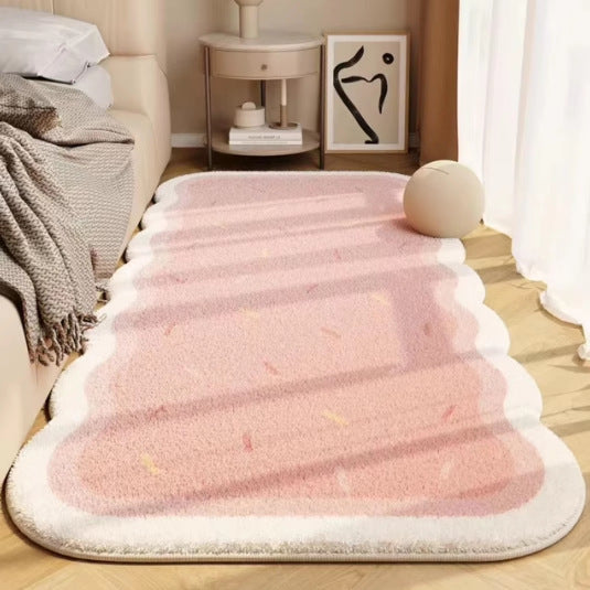 Zachte Pluche Decoratieve Vloerkleed