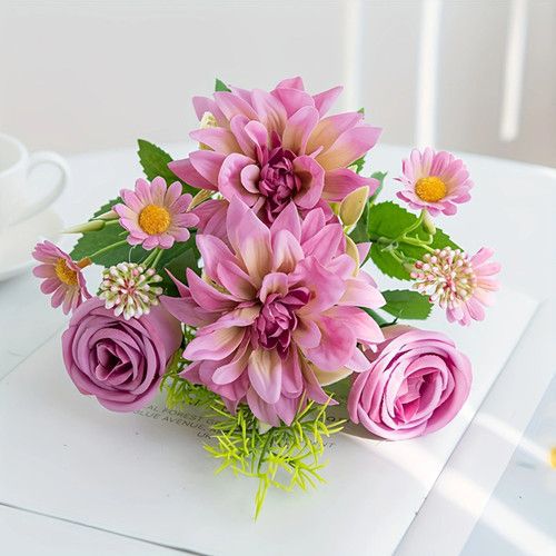 Elegant Kunstbloemen Boeket Arrangement