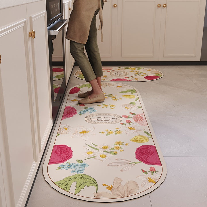 Bloempatroon Decoratieve Keukenmat