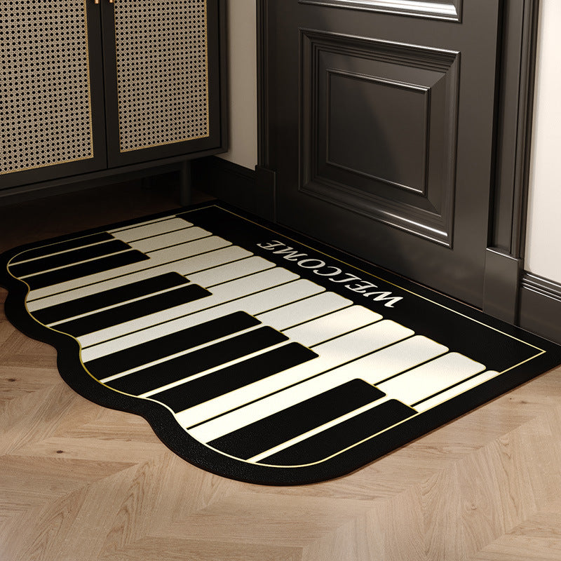Decoratieve Checkered Deurmat voor Thuis Entree