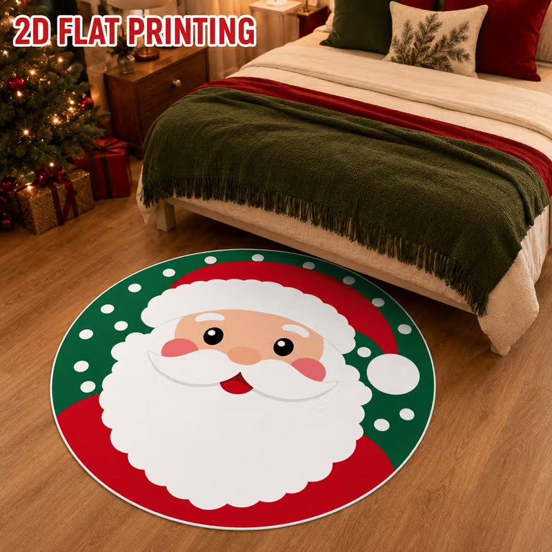 3D Kerstthema Tapijt