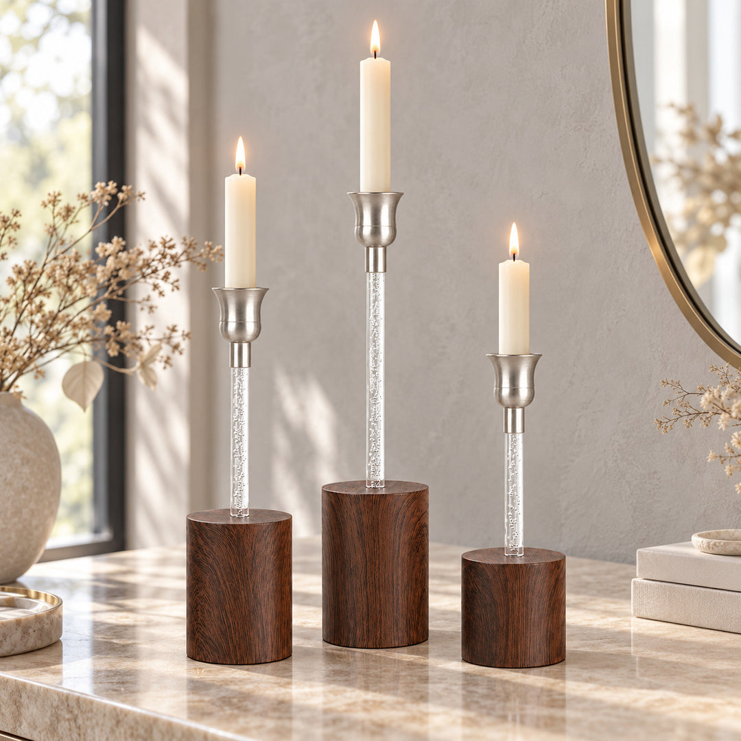 Decoratieve Glas en Hout