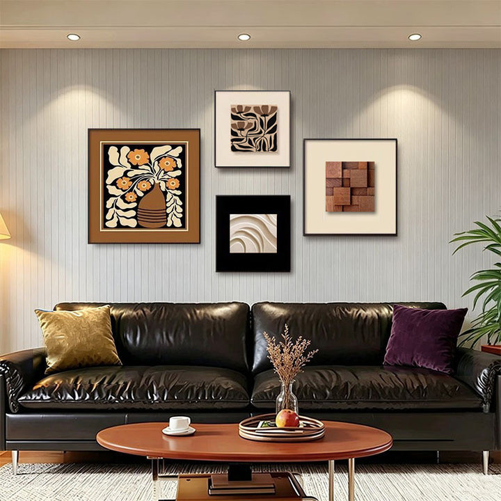 Abstract Muur Kunst Collectie Set