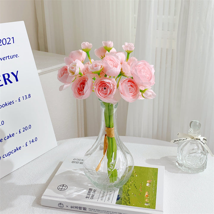 Levensechte Roze Rozenboeket