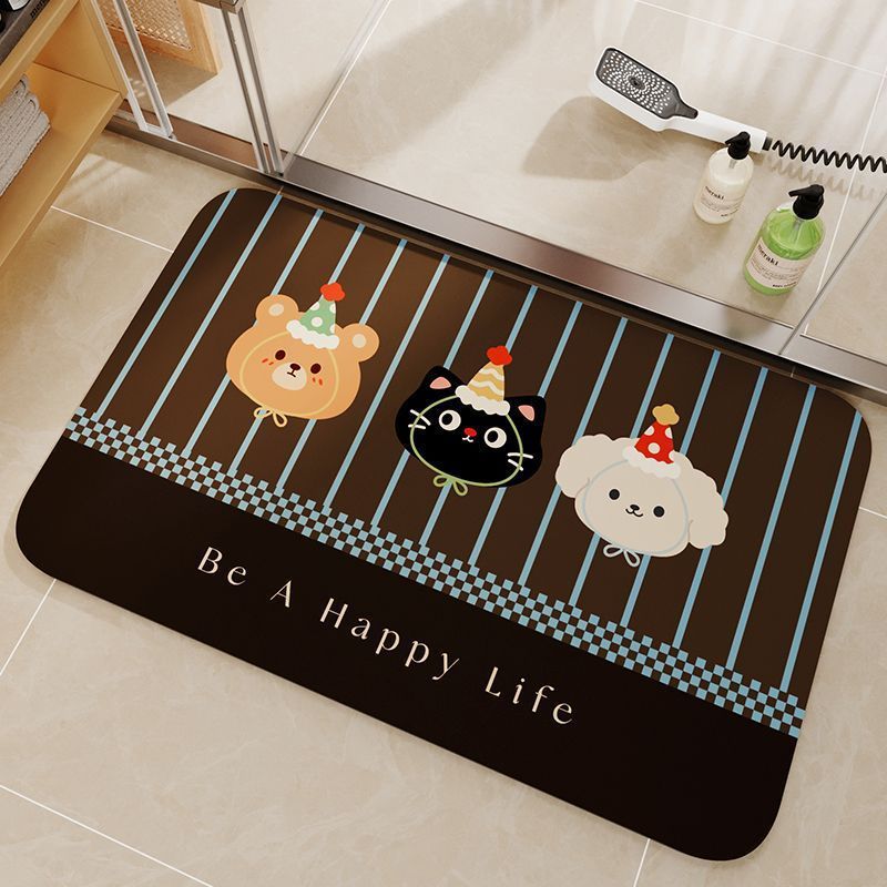 Schattige Cartoon Beer Badmat
