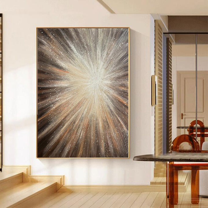 Abstract Burst Canvas Muurkunst