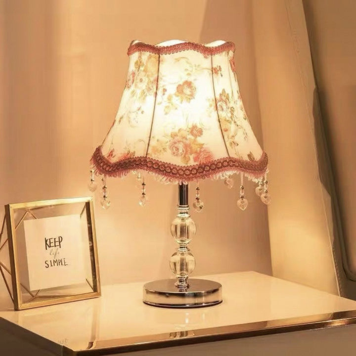 Bloemrijke Decoratieve Tafellamp