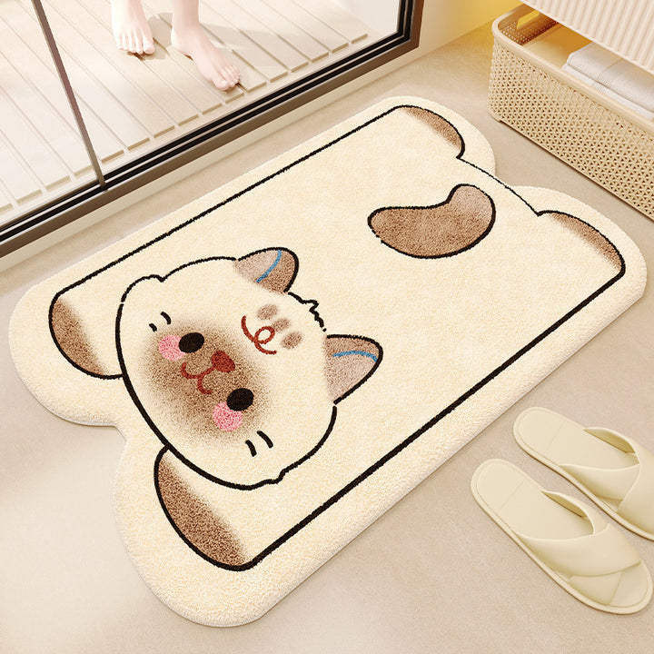 Cartoon Pluche Badmat