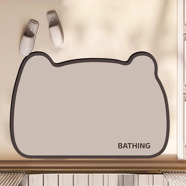 Badkamervloermat voor gebruik in de badkamer